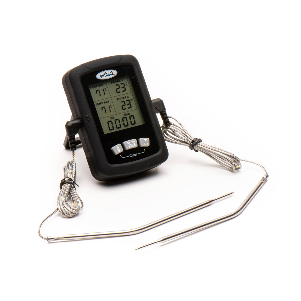 Habor CP063AH 063 DUAL Probe BBQ Thermometer, White