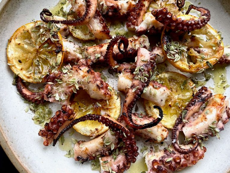 Grilled Octopus with Lemon, Oregano and Bay | Outback Barbecues